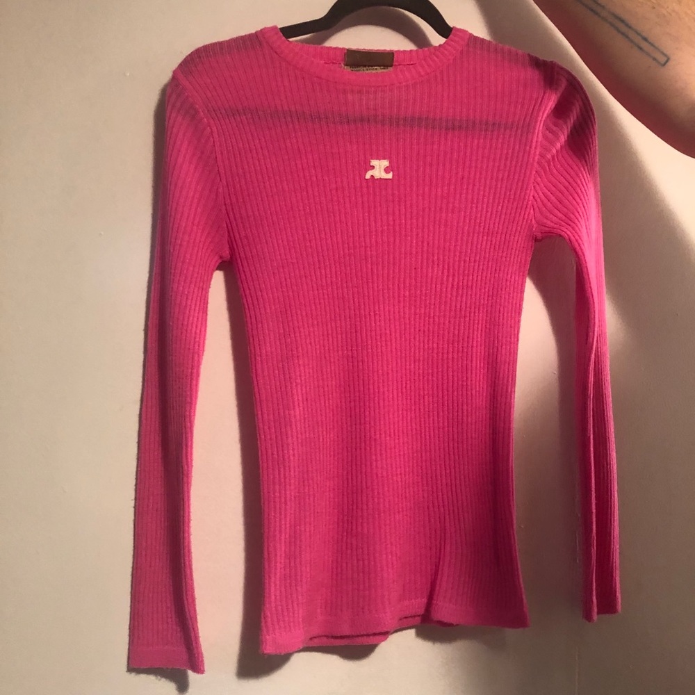 Vintage 1960s/70s Courreges Paris Ribbed Sweater